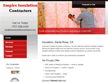 Tablet Screenshot of empireinsulationcontractors.com